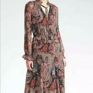 Banana Republic x Olivia Palermo Paisley Dress